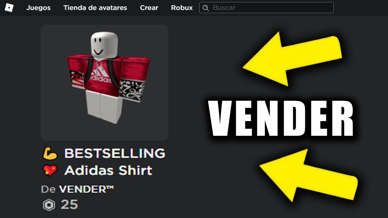 Necesitas Roblox Premium para vender ropa